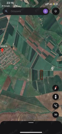 Teren de 20000 mp, în Orțișoara
