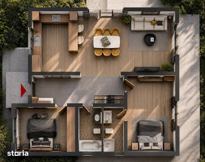 Casă cu 3 camere cu Teren 484 Mp în Prejmer