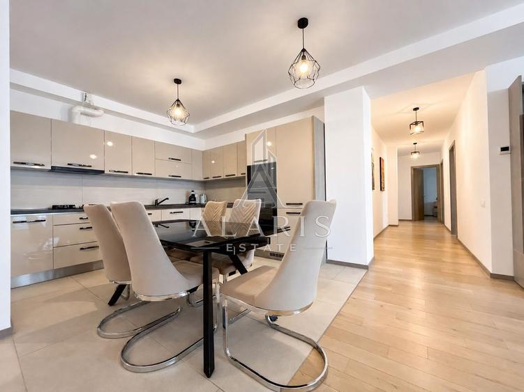 Apartament cu 3 camere semidecomandat, mobilat în Take Ionescu