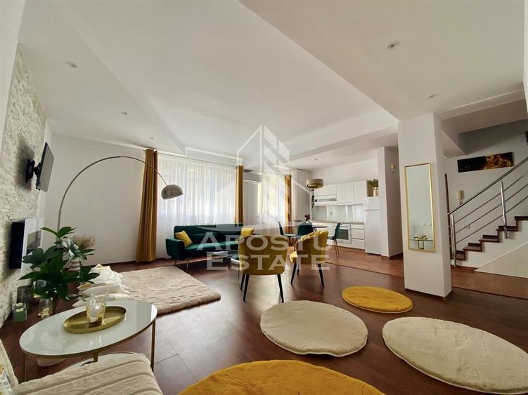 Apartament cu 3 camere decomandat, mobilat în Brâncoveanu
