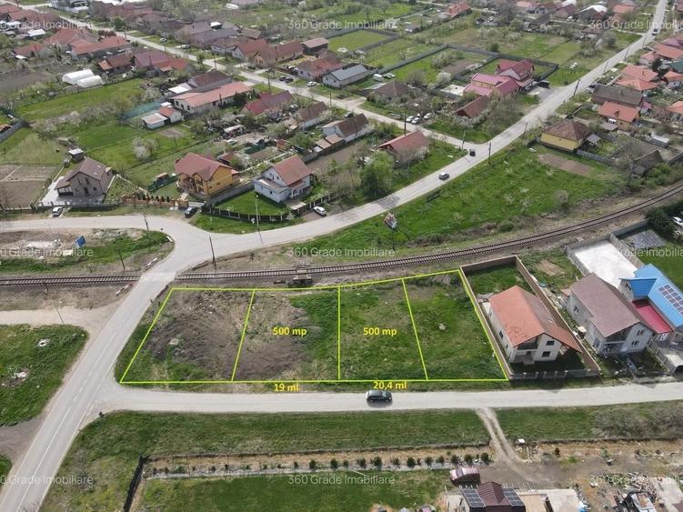 Teren Construcții intravilan de 500 mp, în Moșnița Nouă