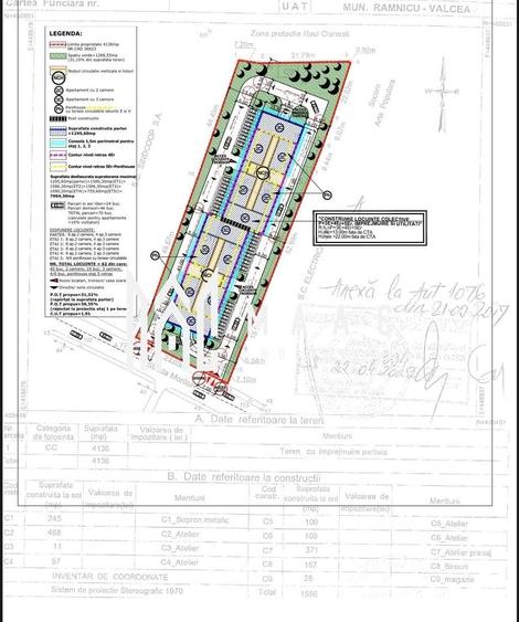 Teren Construcții intravilan de 4136 mp, în Central