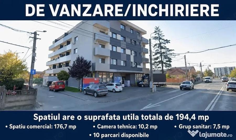 Spațiu comercial, de 195 mp, în Aeroport