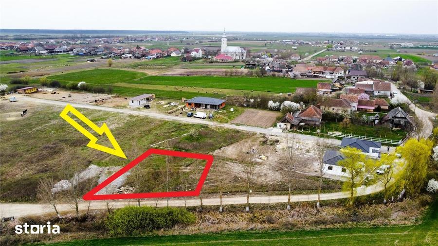 Teren de 500 mp, în Ardud