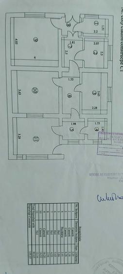 Casă cu 3 camere în Central