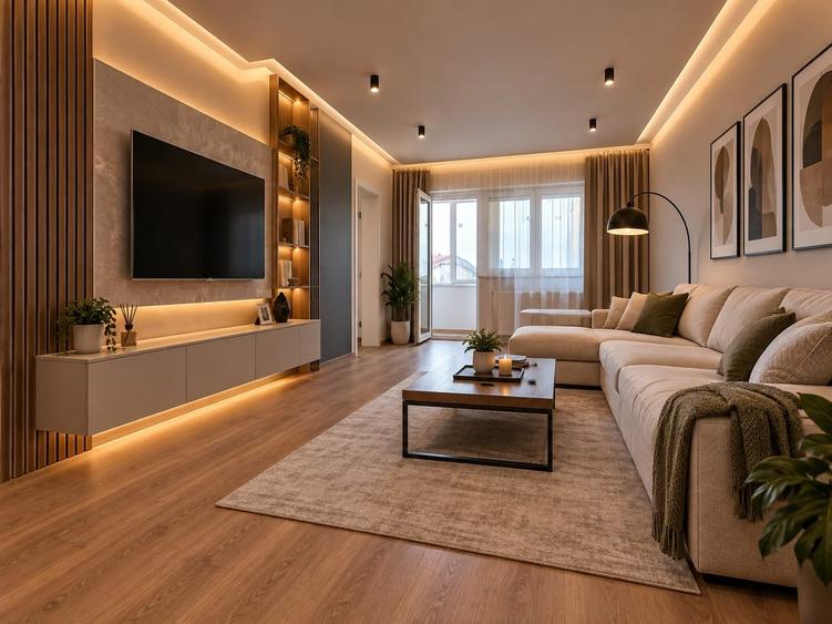 Apartament cu 2 camere semidecomandat, mobilat în Dacia