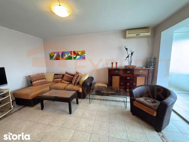 Apartament cu 3 camere decomandat, mobilat în Central