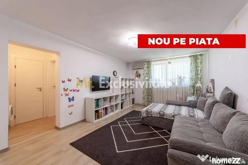 Apartament cu 3 camere semidecomandat în Central