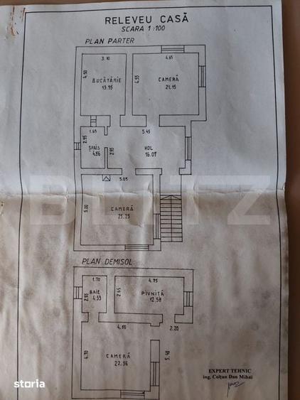 Casă cu 4 camere cu Teren 852 Mp în Baciu