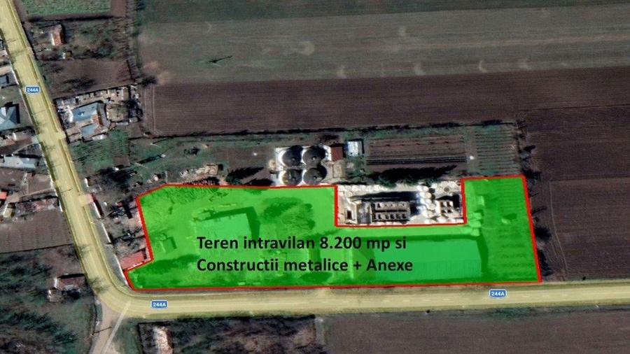 Teren Construcții intravilan de 8200 mp, în Roșiești