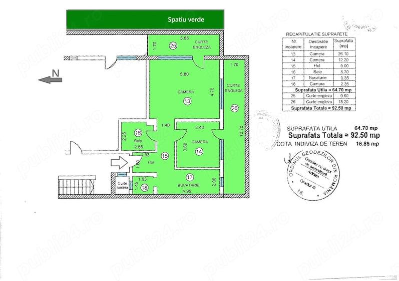2 camere, an 2010, centrala, mobilat si utilat, 92.50mp, 5min Metrou Lujerului. - 10