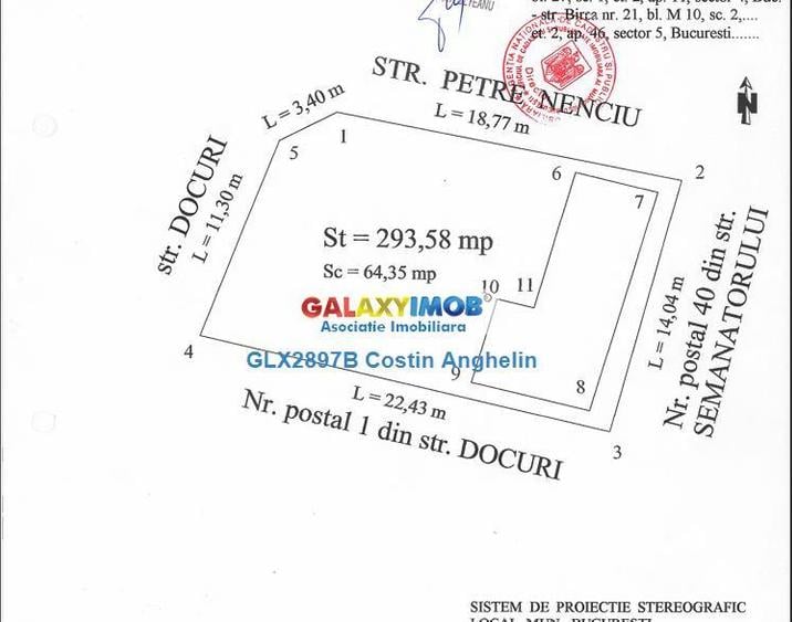 Teren intravilan de 294 mp, în Ferentari