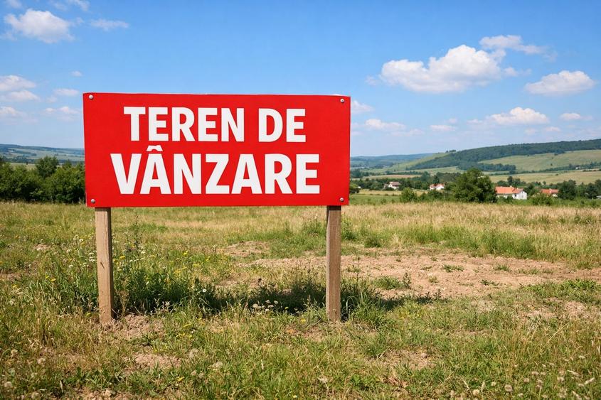 Teren Construcții intravilan de 4086 mp, în Chinteni