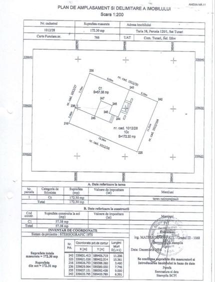 Casă cu 4 camere în Tunari