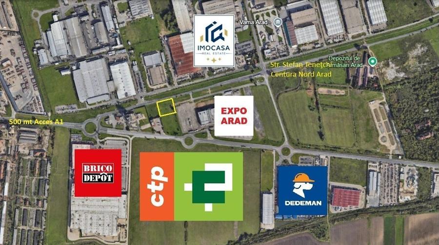Teren Construcții intravilan de 4412 mp, în Vest
