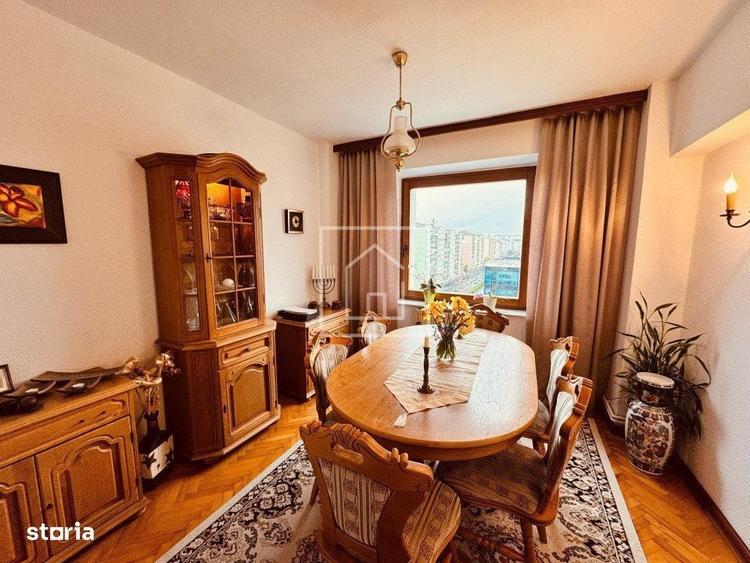 Apartament cu 4 camere decomandat, mobilat în Central