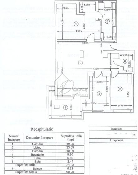 Apartament cu 3 camere decomandat, mobilat în Socului