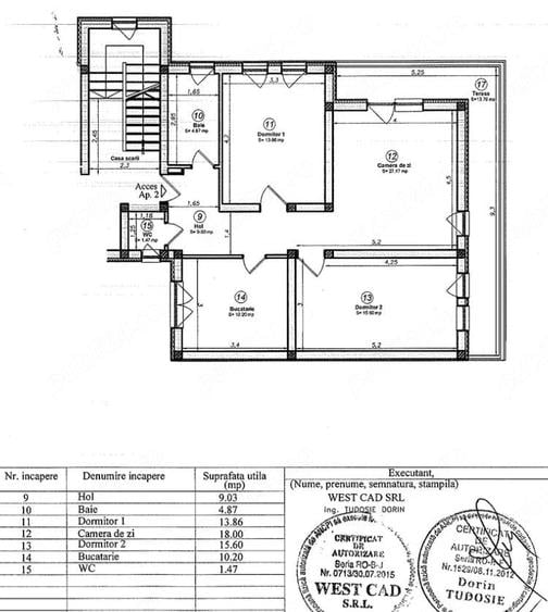 Apartament cu 3 camere decomandat în Calea Urseni