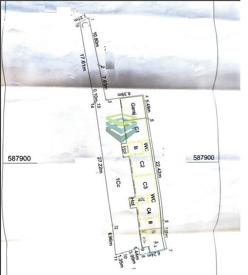 Teren de 424 mp, în Romană