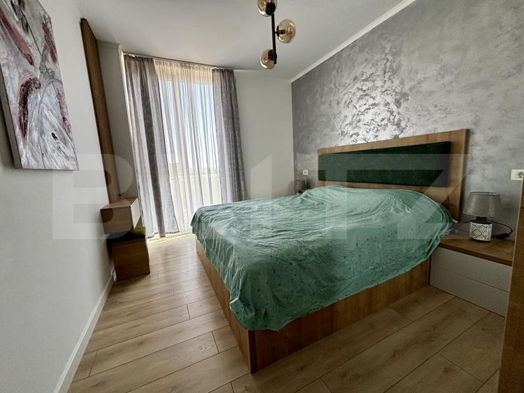 Apartament cu 2 camere semidecomandat, mobilat în Exterior Nord
