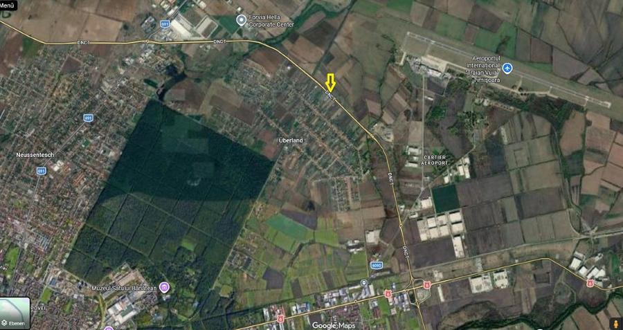 Teren agricol extravilan de 7244 mp, în Ghiroda