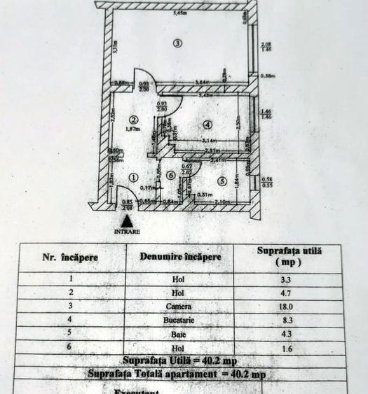Garsonieră decomandată în Calea Romanului