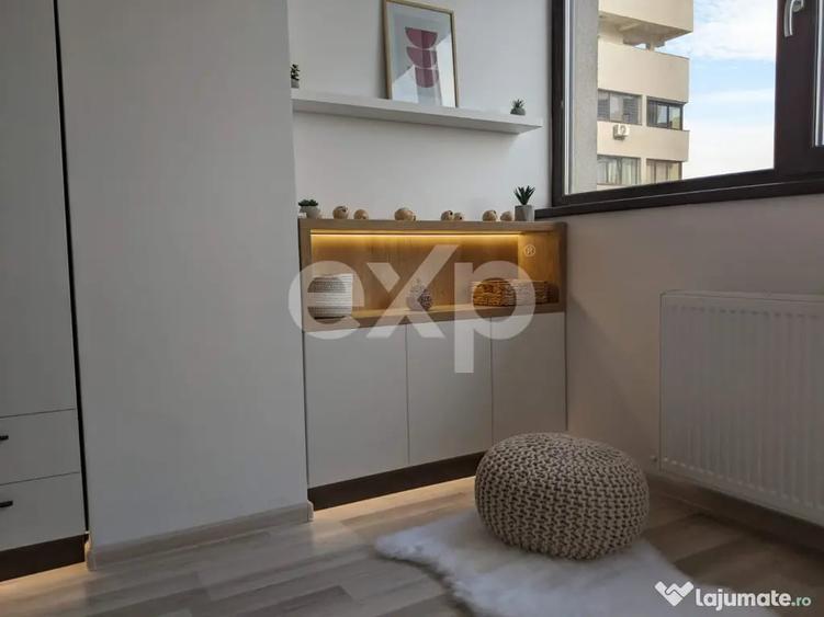 Apartament cu 2 camere semidecomandat în Aeroport