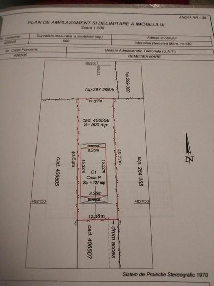 Casă cu 3 camere în Remetea Mare