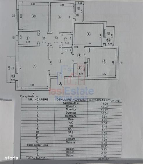 Apartament cu 4 camere decomandat în Zimbru