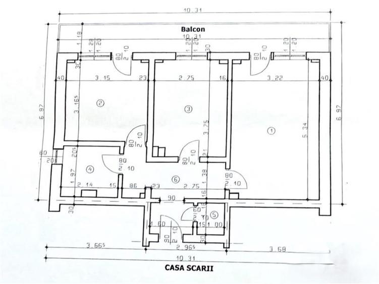 Apartament cu 2 camere decomandat în Orizont