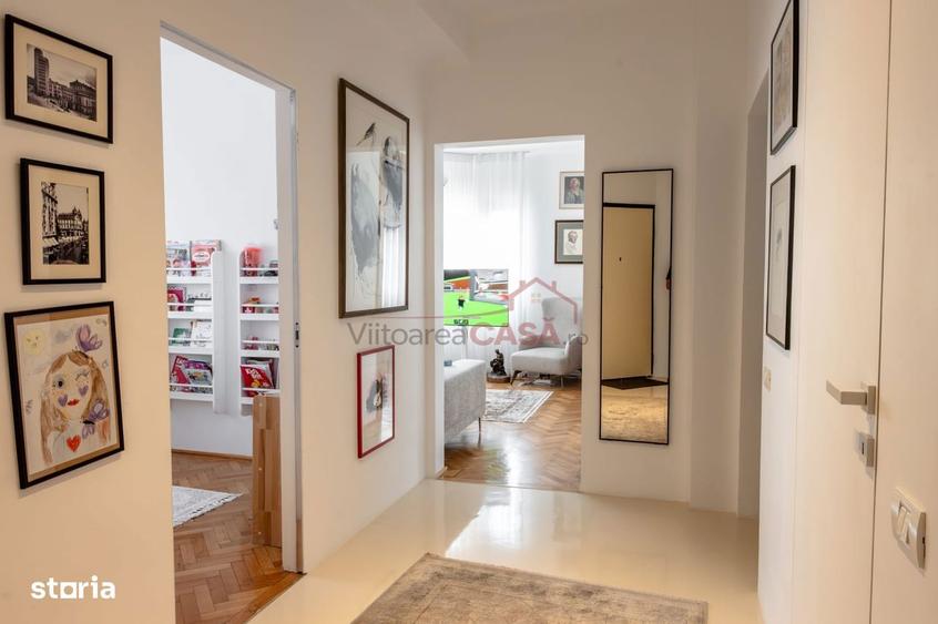 Apartament cu 4 camere decomandat, mobilat în Romană