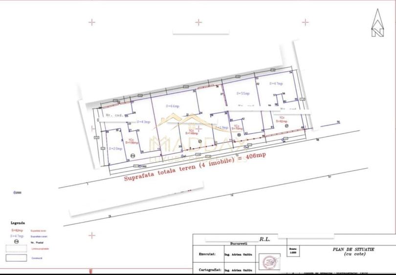Teren Construcții intravilan de 420 mp, în Dorobanți