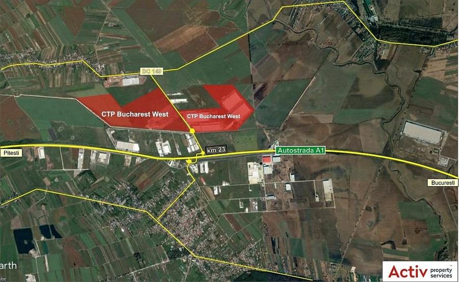 Spațiu industrial, de 671,891 mp, în Bolintin-Deal