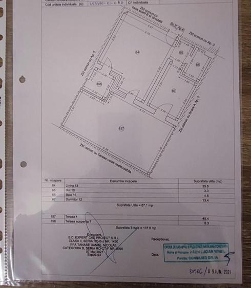 Apartament cu 2 camere decomandat, mobilat în Exterior Vest