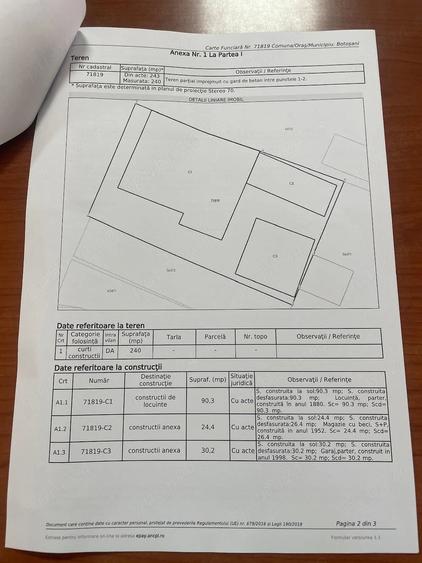 Casă cu Teren 240 Mp în Central