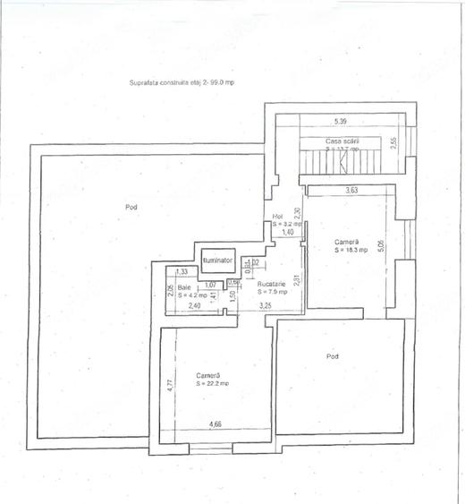 Casă cu 5 camere cu Teren 549 Mp în Ultracentral