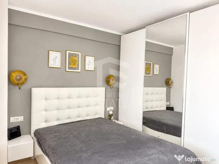 Apartament cu 3 camere semidecomandat în City Park Mall