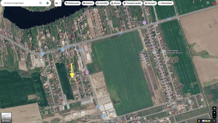 Teren intravilan de 966 mp, în DN 1