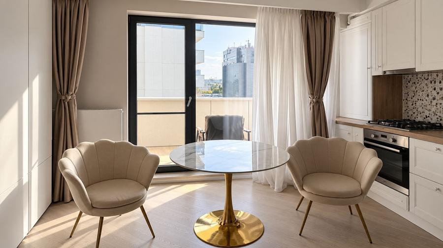 Apartament cu 2 camere, mobilat în Pipera