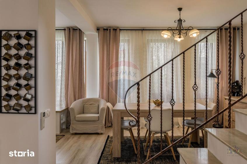 Pipera | 4 camere | semineu + piatra naturala | bucatarie eleganta - 12