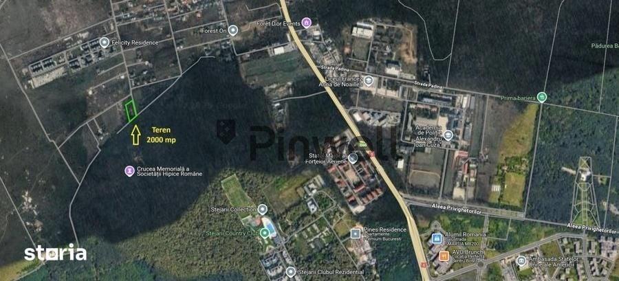 Teren intravilan 2000mp langa Padurea Baneasa - 1