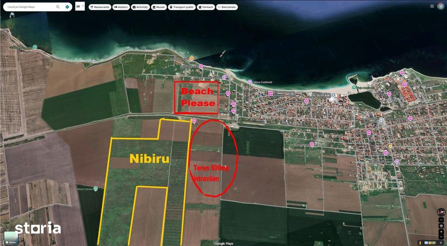 Teren Costinesti 500mp zona Nibiru - Beach Please intravilan - 2