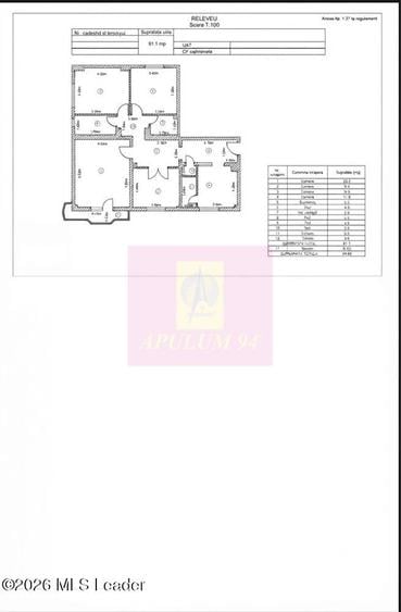 Apartament cu 4 camere decomandat în 13 Septembrie