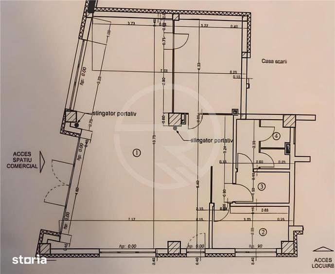 Spațiu comercial, de 96 mp, în Central