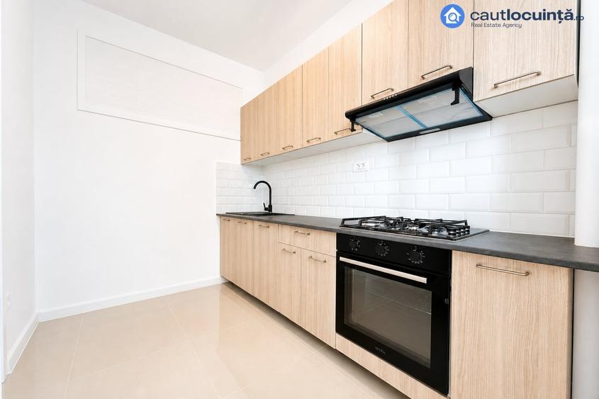 Apartament cu 2 camere semidecomandat, mobilat în Grivița