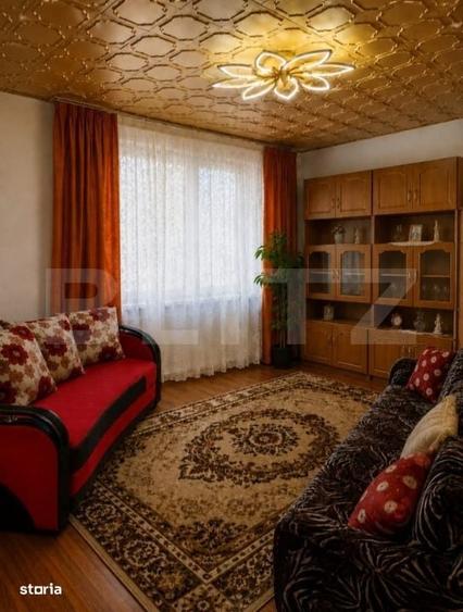 Apartament 3 camere, parter inalt, zona linistita mobilat, parcare - 4