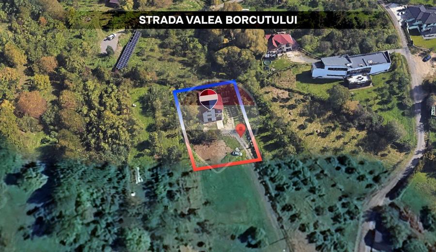 Casă individuală cu 3 camere cu Teren 1594 Mp în Valea Borcutului