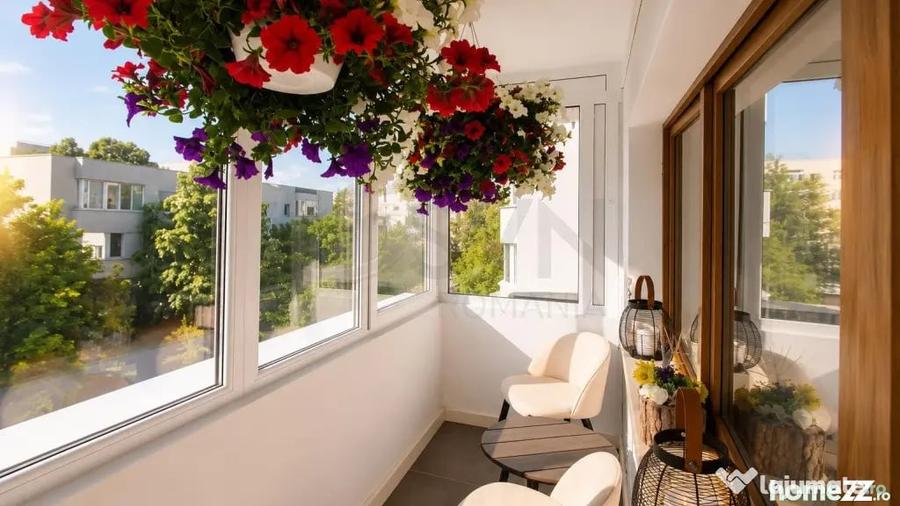 Apartament cu 4 camere semidecomandat în Aviației
