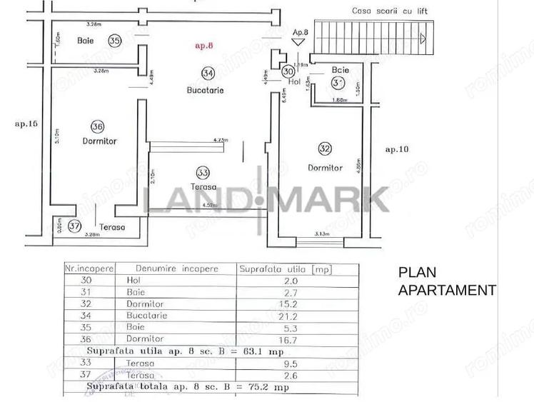Apartament cu 5 camere în Central