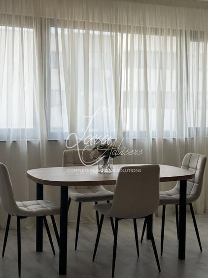 Apartament cu 2 camere semidecomandat, mobilat în Pipera